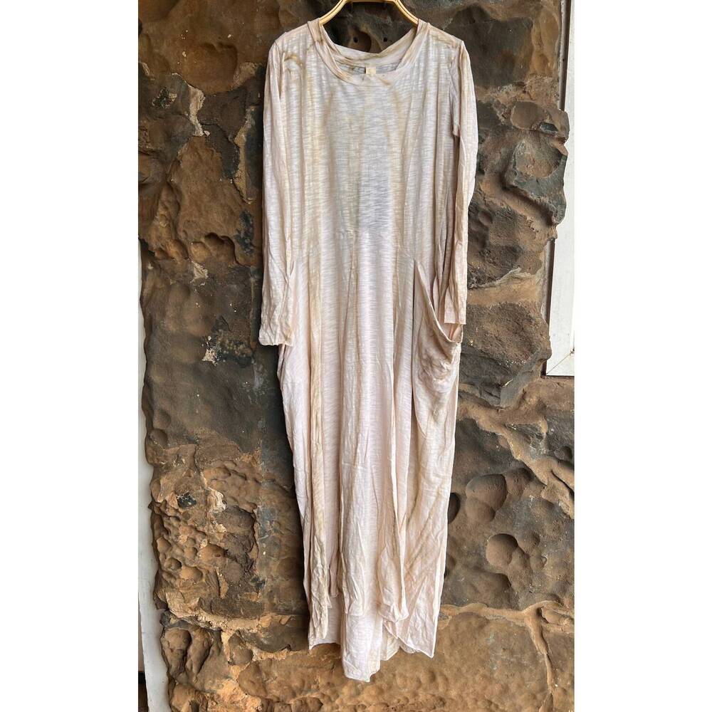NEW GILDA MIDANI women's recortes dress in marble oat
